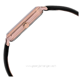 Alexandre Christie AC 8699 MH Brown Rosegold Leather Strap